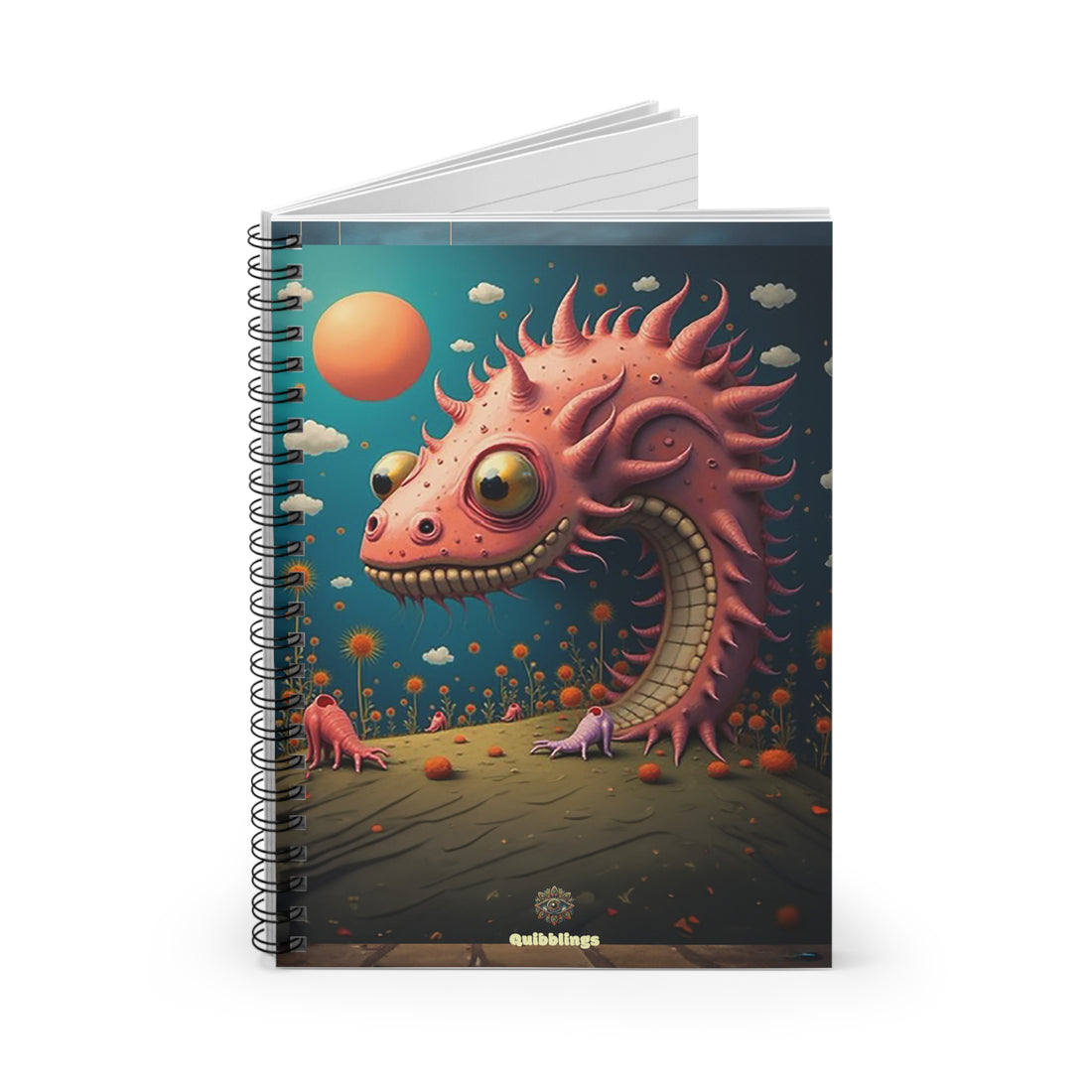 Sherman - Quirky Spiral Notebook