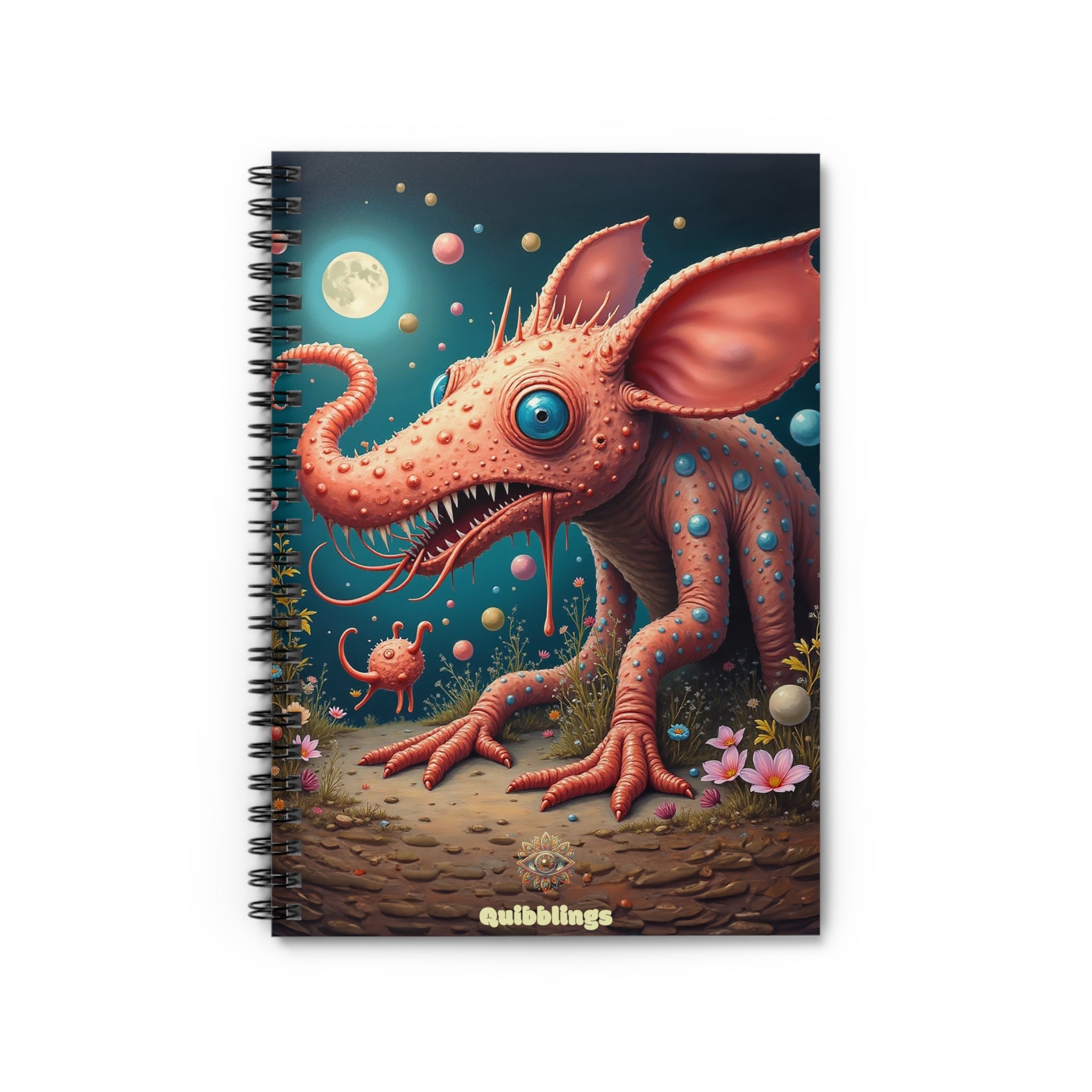 Silas - Quirky Spiral Notebook