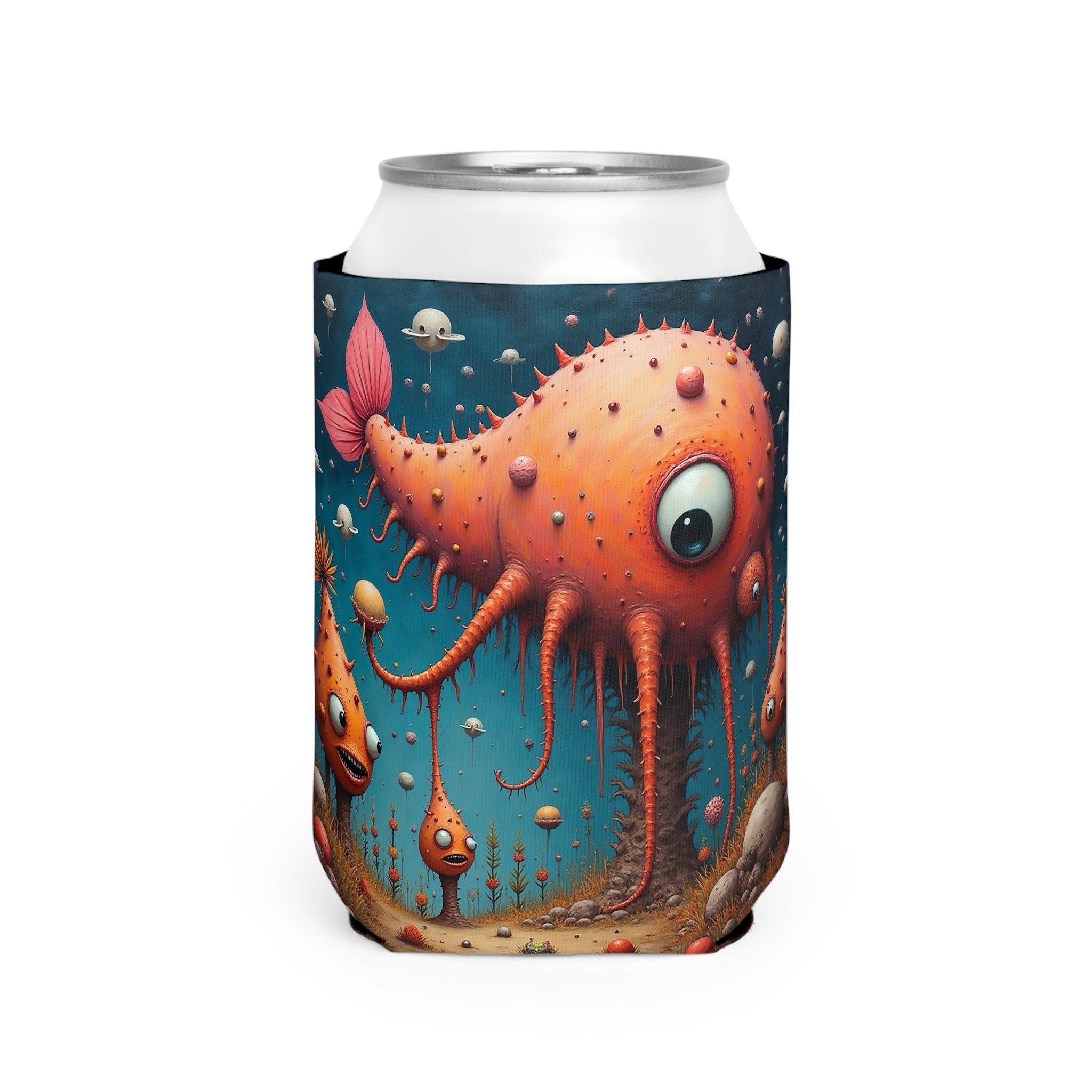 Romana and the Quibs - Can Cooler Sleeve